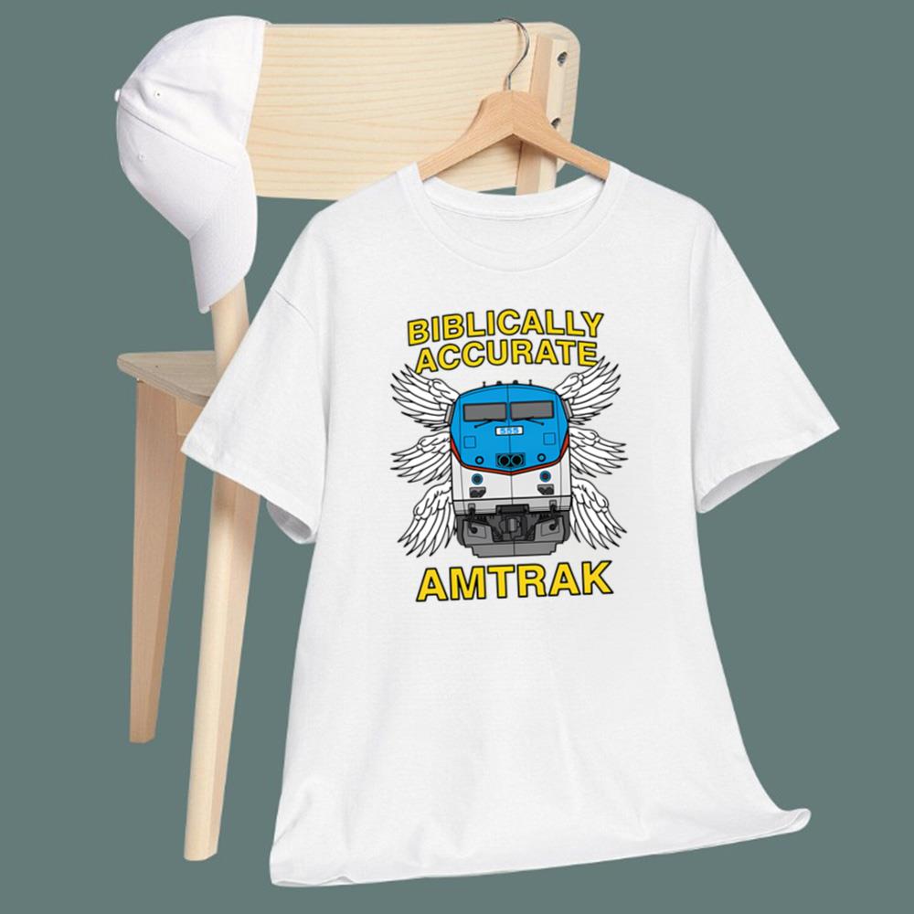 Biblically Accurate Train Amtrak T-Shirt