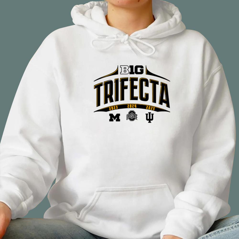 Big Ten Trifecta 23 24 25 T-Shirt - TeeDragons