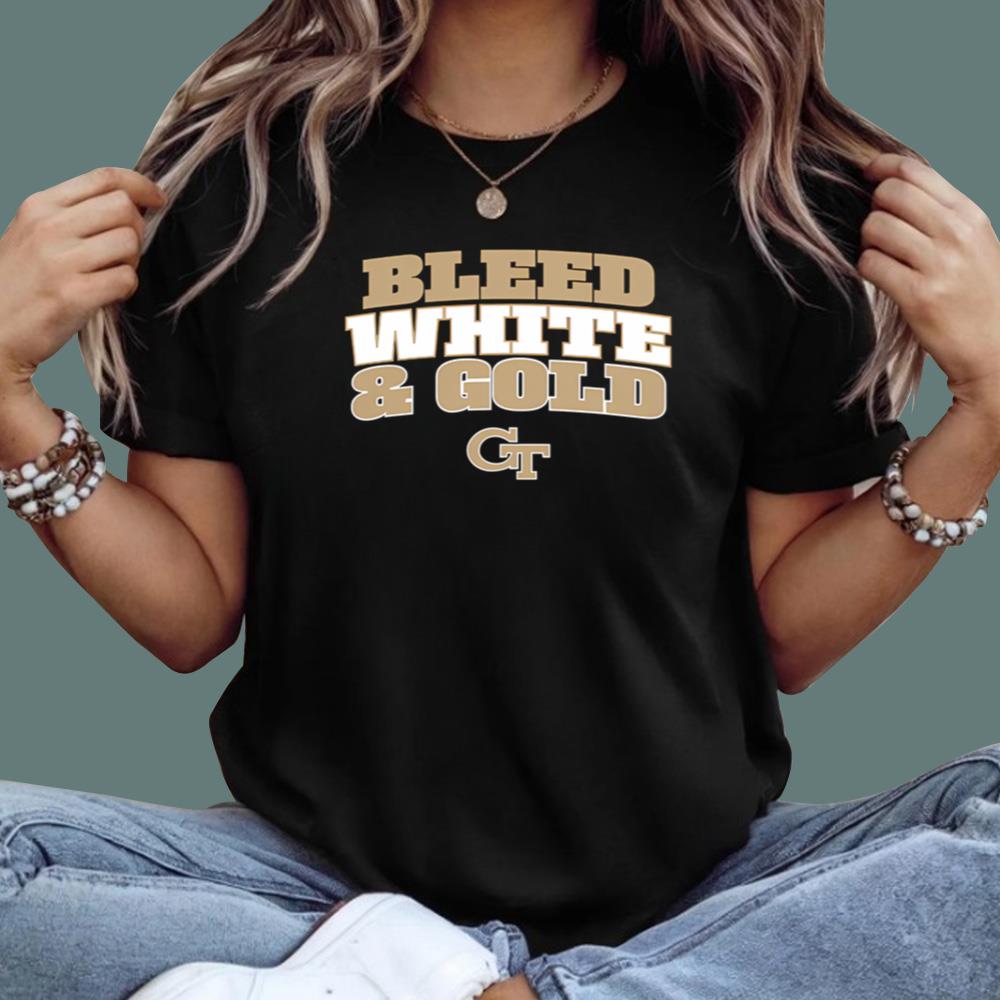 Bleed White And Gold T-Shirt