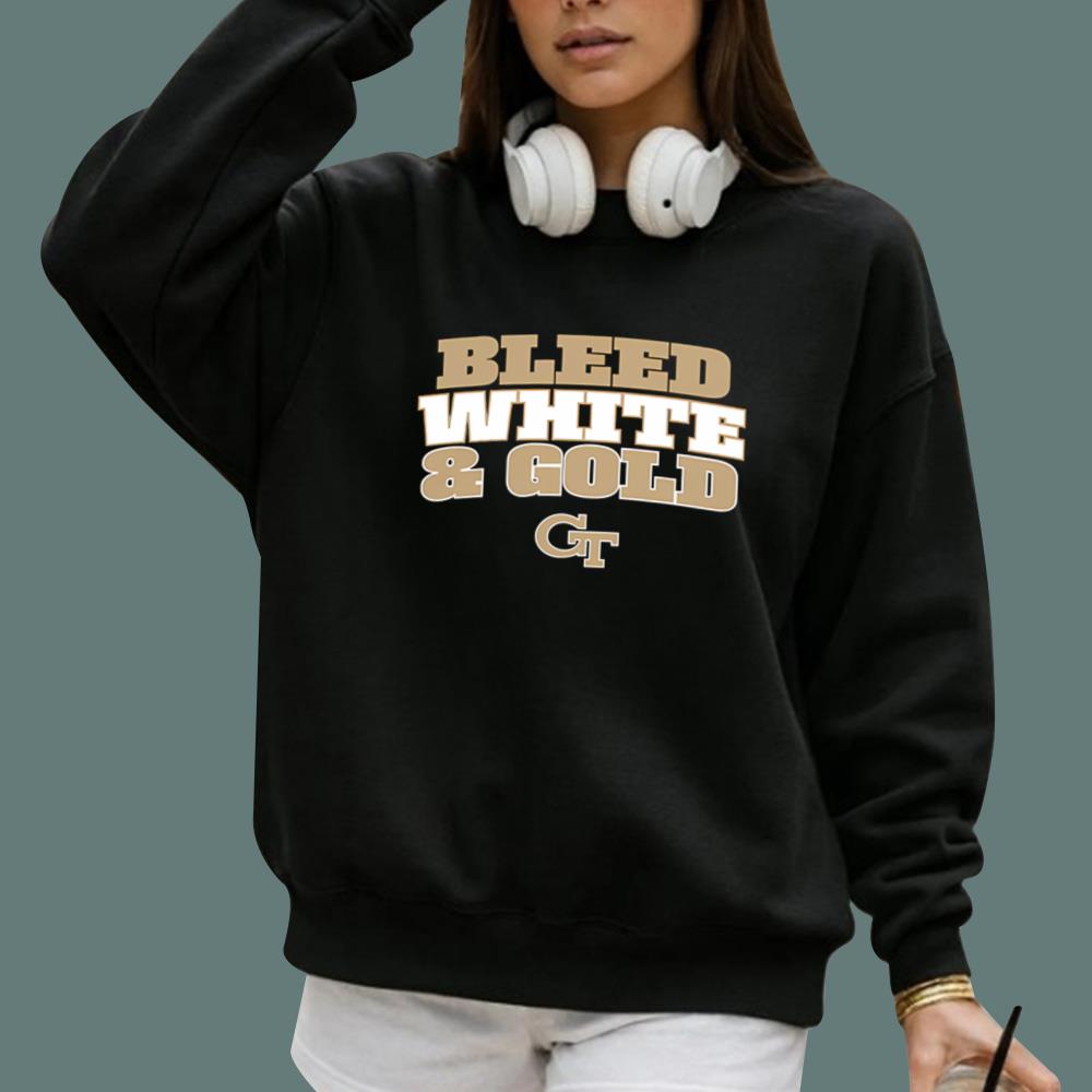 Bleed White And Gold T-Shirt
