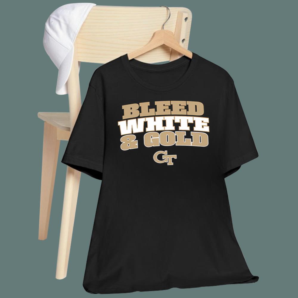 Bleed White And Gold T-Shirt