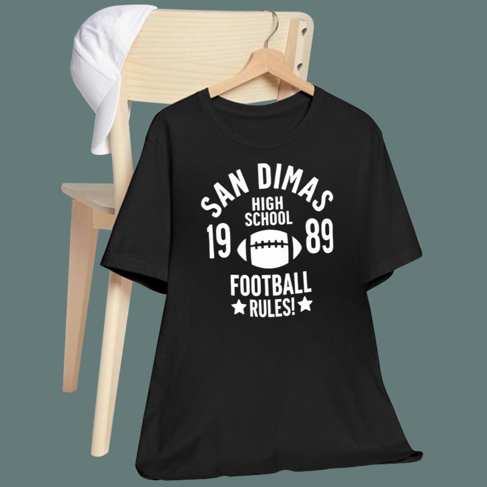 Brandon Walker San Dimas High School 1989 Football Rules T-Shirt