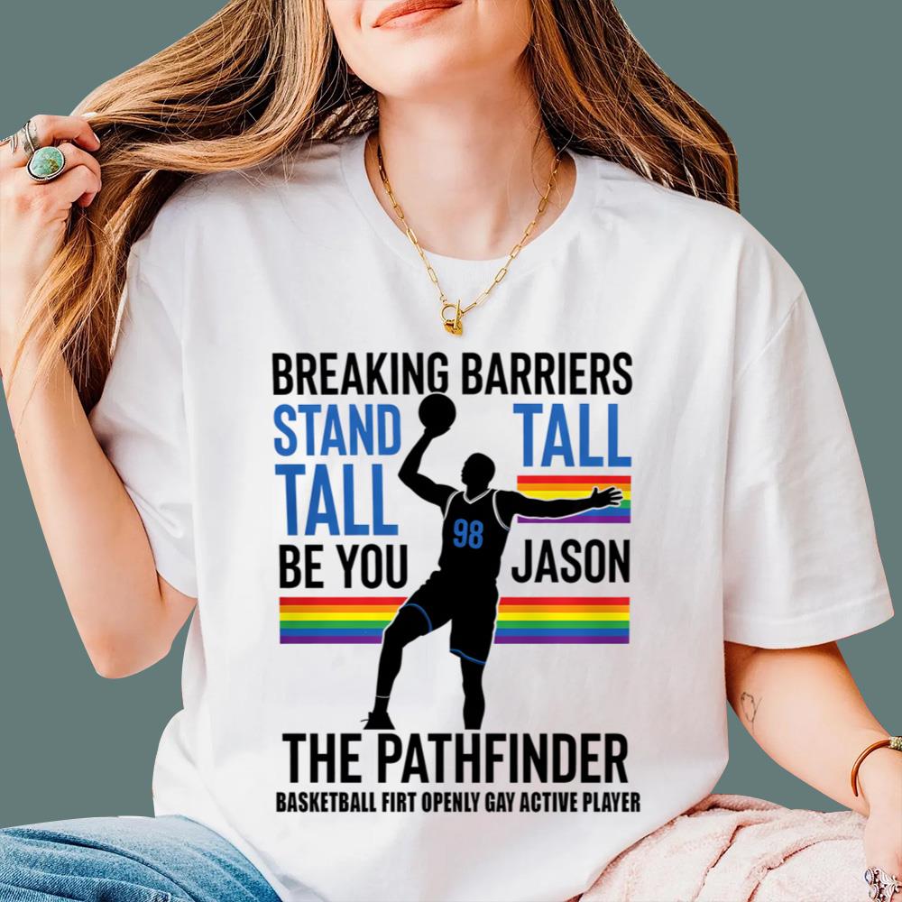 Breaking Barriers Stand Tall Be You Jason T-Shirt