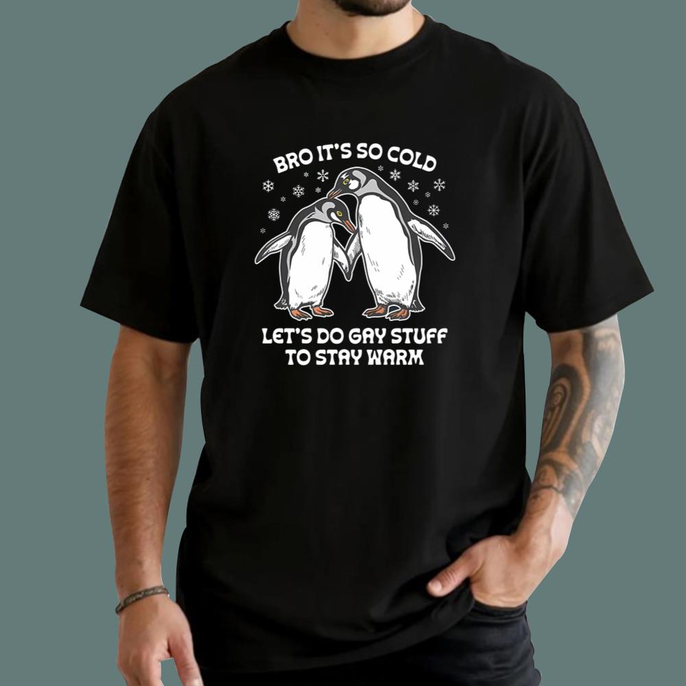 Bro It's So Cold Let's Do Gay Stuff To Stay Warm T-Shirt