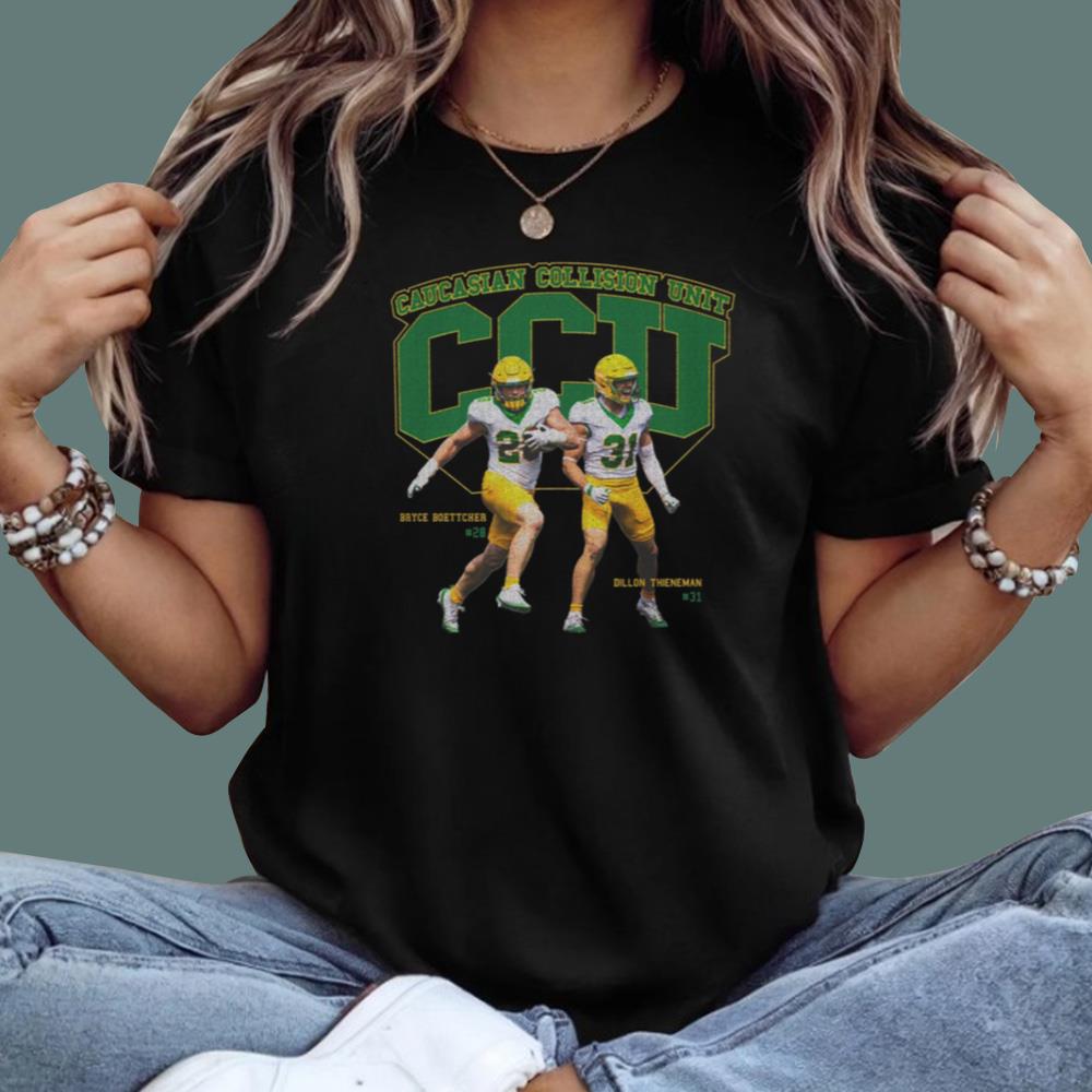 Bryce Boettcher And Dillon Thieneman Caucasian Collision Unit CCU T-Shirt