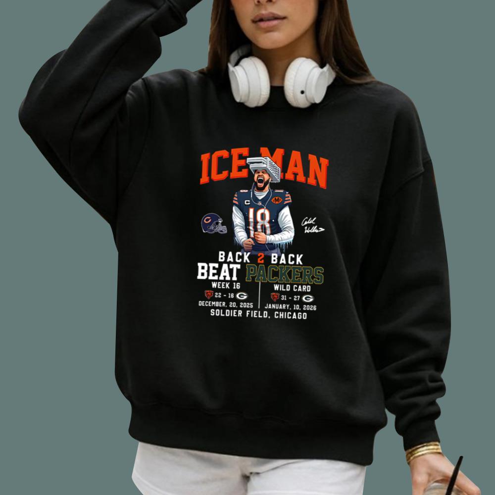 Caleb Iceman Back 2 Back Beat Packers T-Shirt