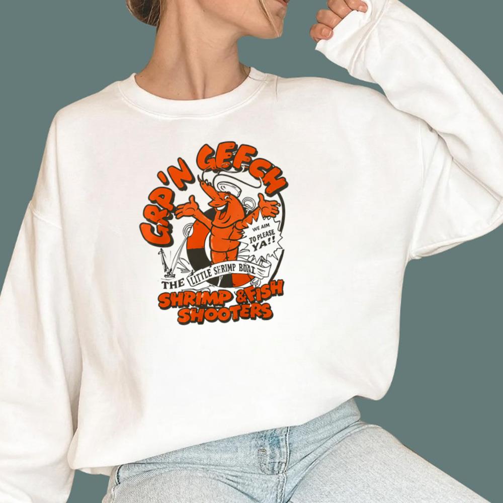 Cap’n Getch Shrimp And Fish Shooters T-Shirt
