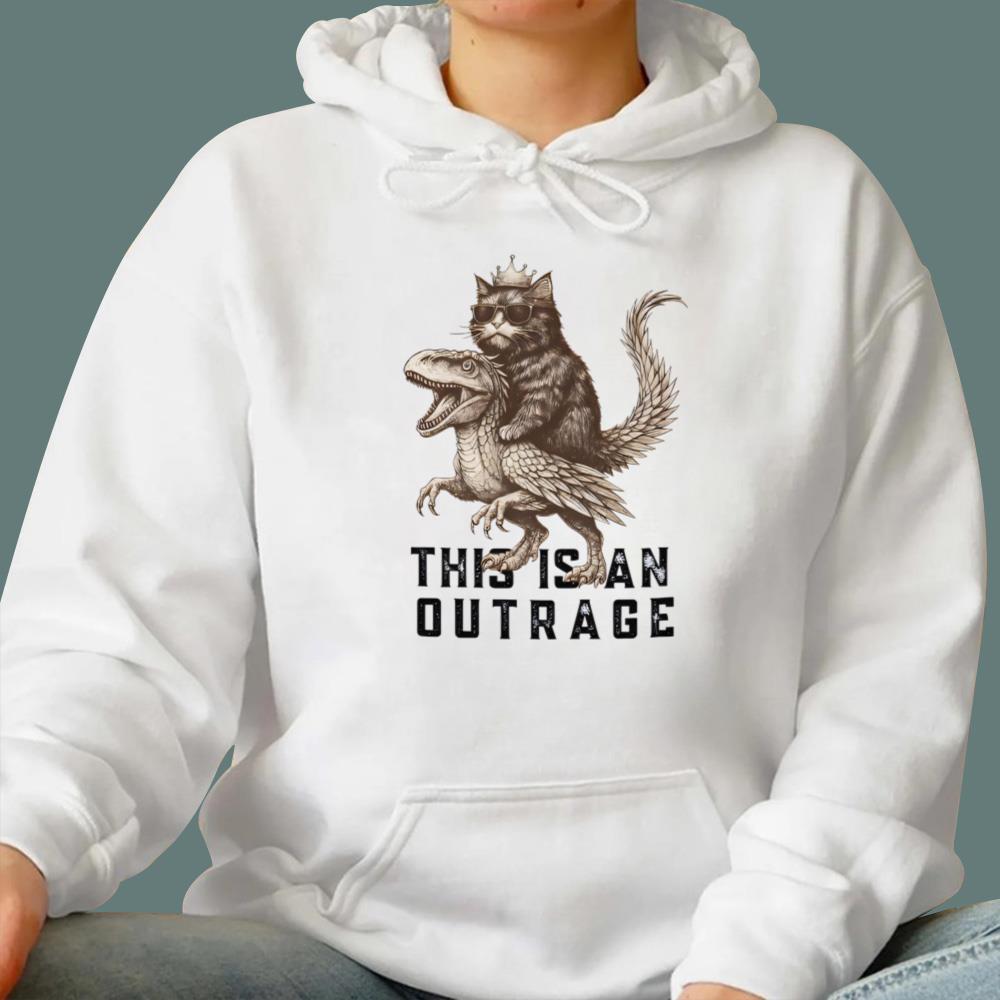 Cat This Is An Outrage T-Shirt