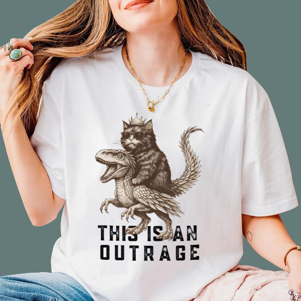 Cat This Is An Outrage T-Shirt