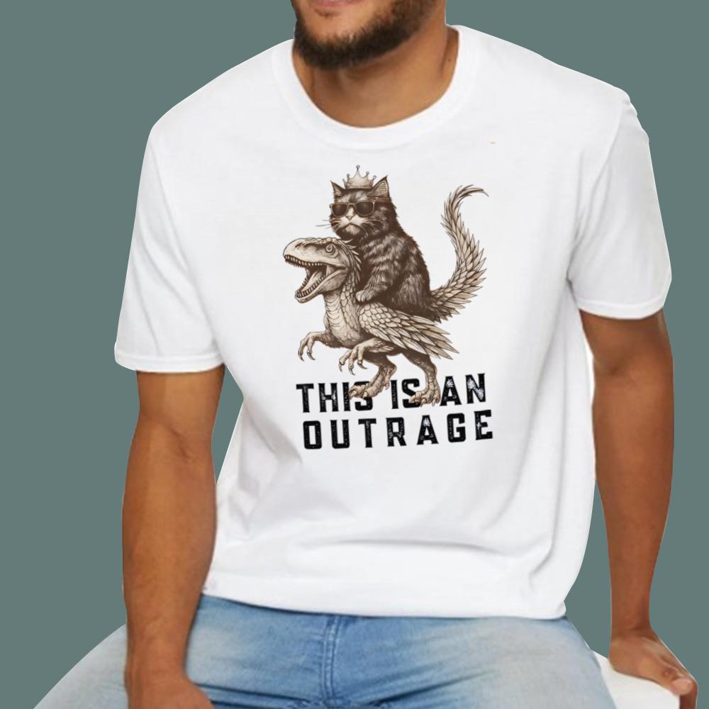 Cat This Is An Outrage T-Shirt