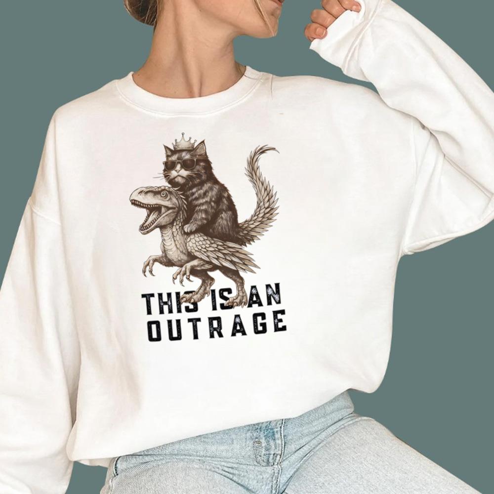 Cat This Is An Outrage T-Shirt