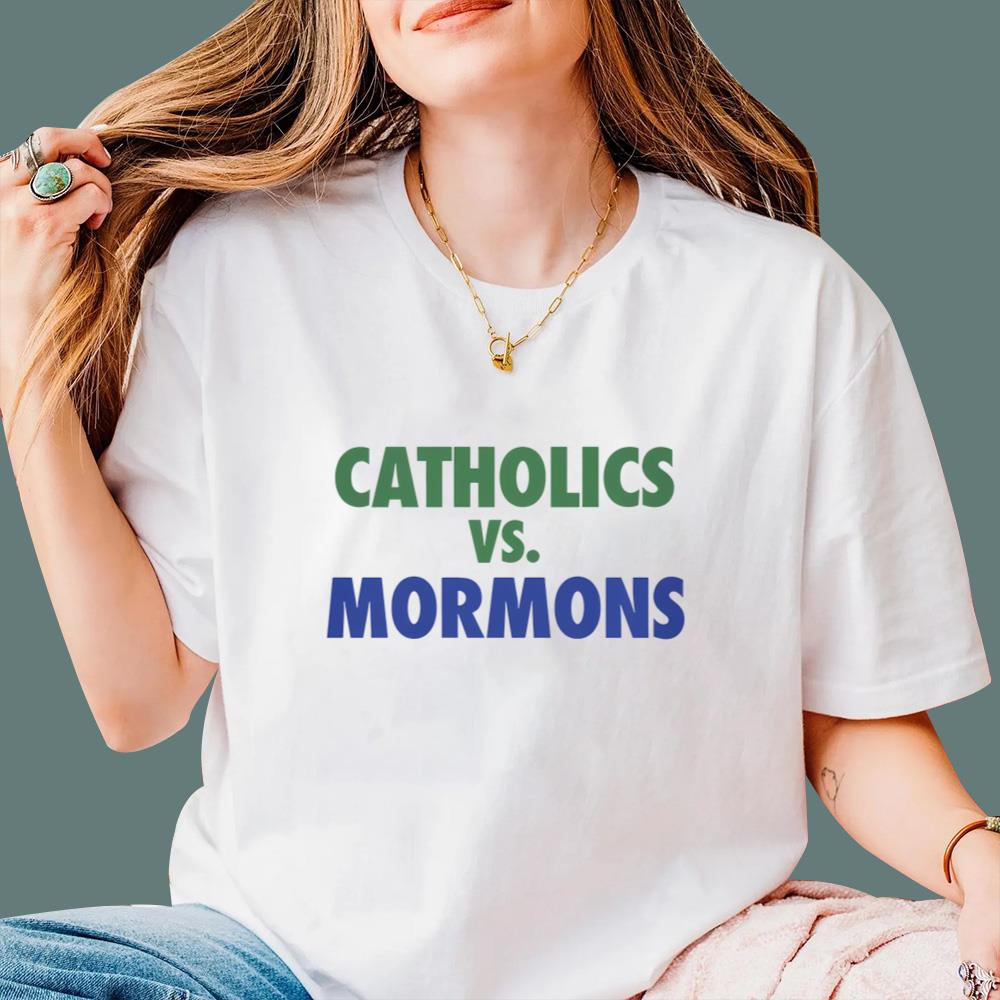 Catholics VS Mormons T-Shirt