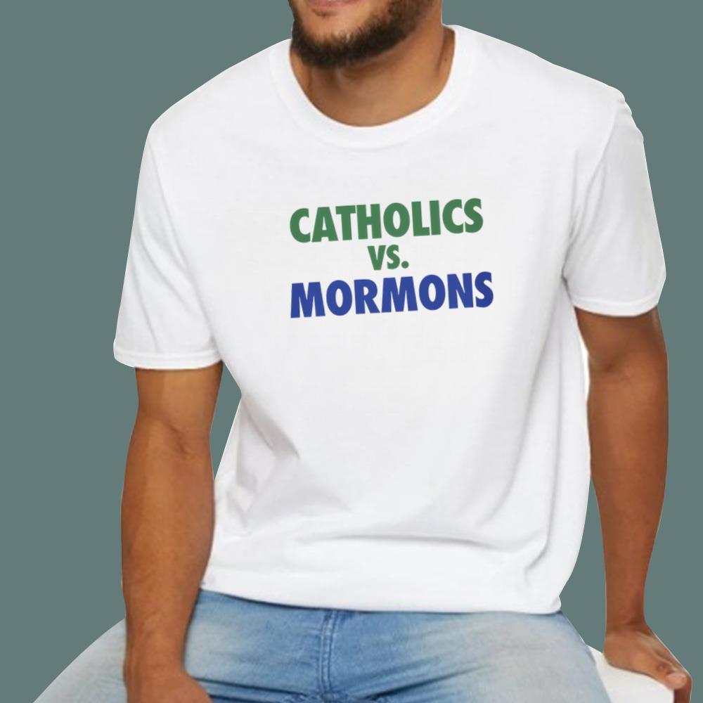 Catholics VS Mormons T-Shirt
