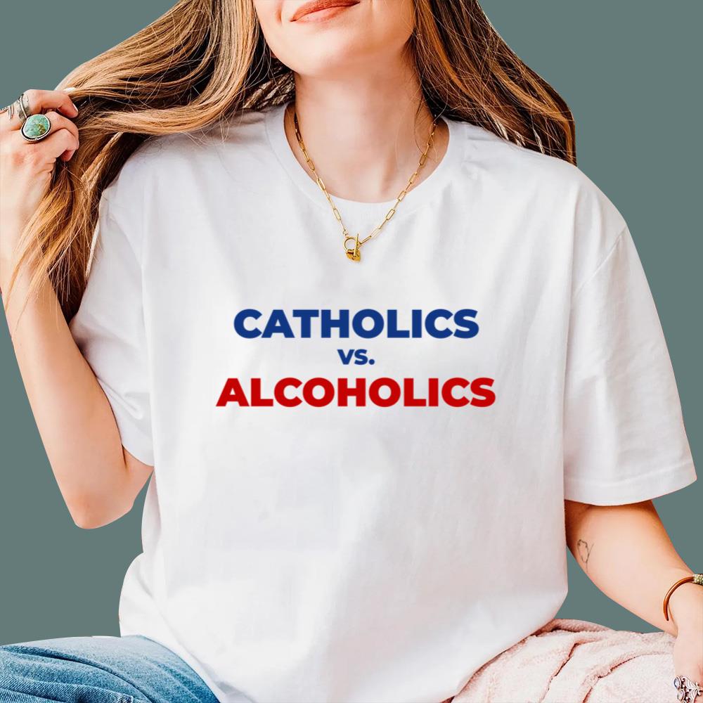 Catholics vs Alcoholics T-Shirt