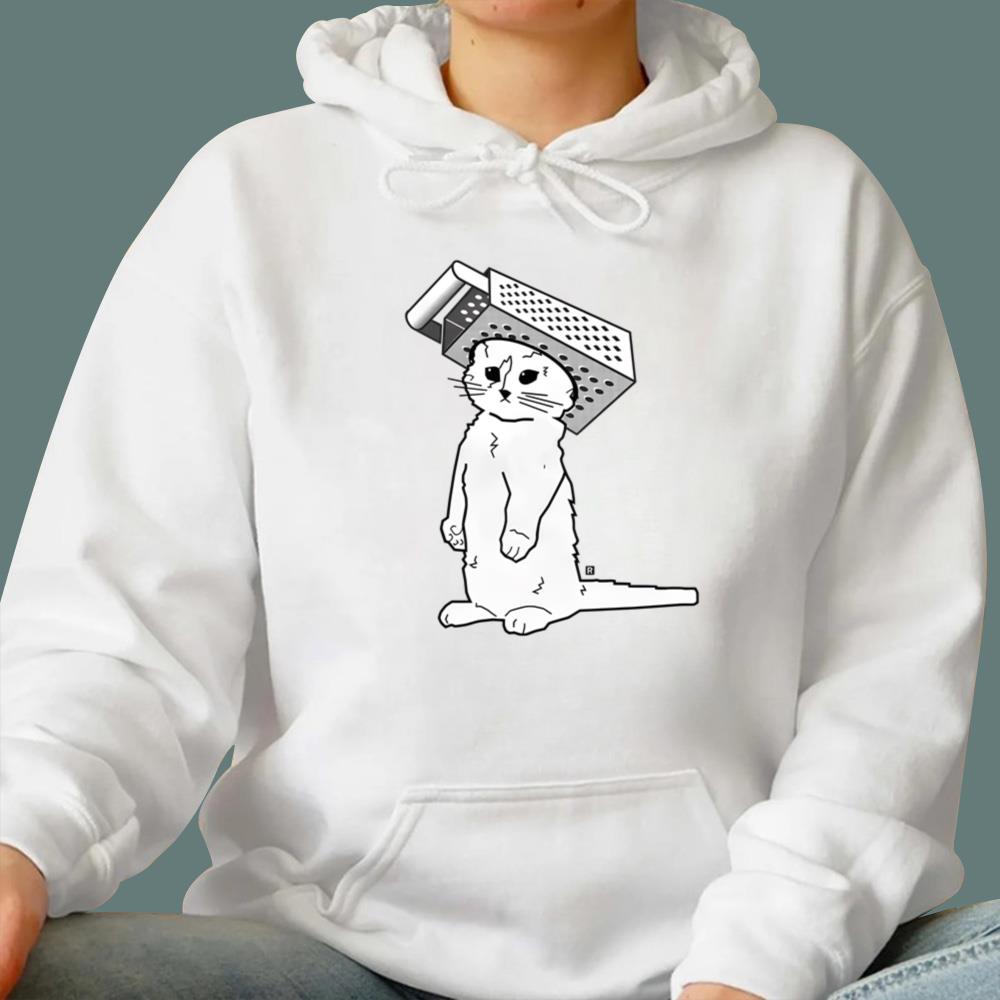 Cheese Grater Cat T-Shirt