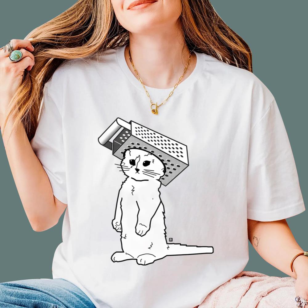 Cheese Grater Cat T-Shirt