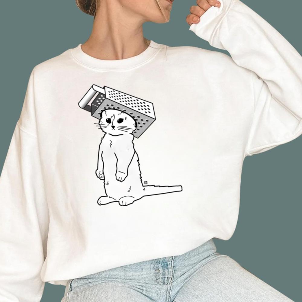 Cheese Grater Cat T-Shirt