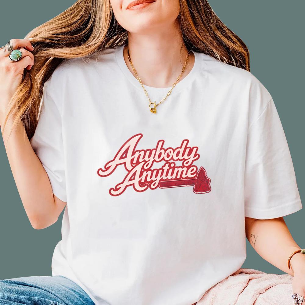 Chris Sale Braves Anybody Anytime T-Shirt