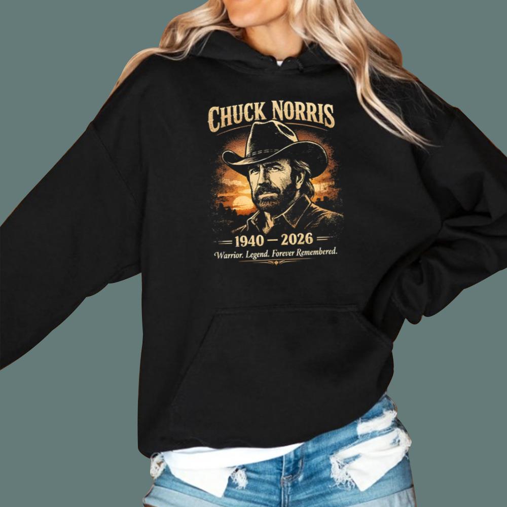 Chuck Norris 1940 2026 Warrior Legend Forever Remembered T-Shirt
