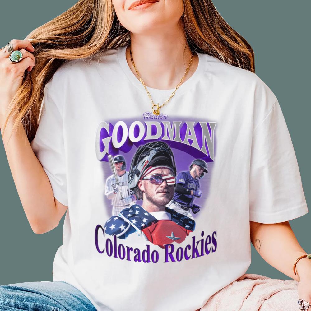 Colorado Rockies Hunter Goodman T-Shirt