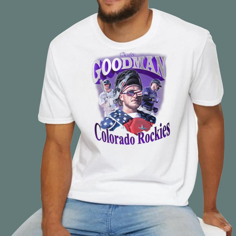 Colorado Rockies Hunter Goodman T-Shirt