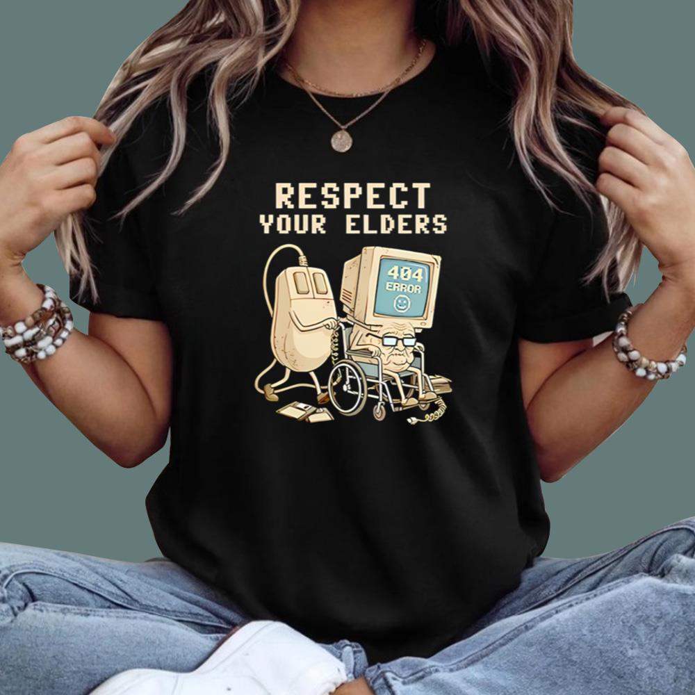 Computer Respect Your Elders T-Shirt