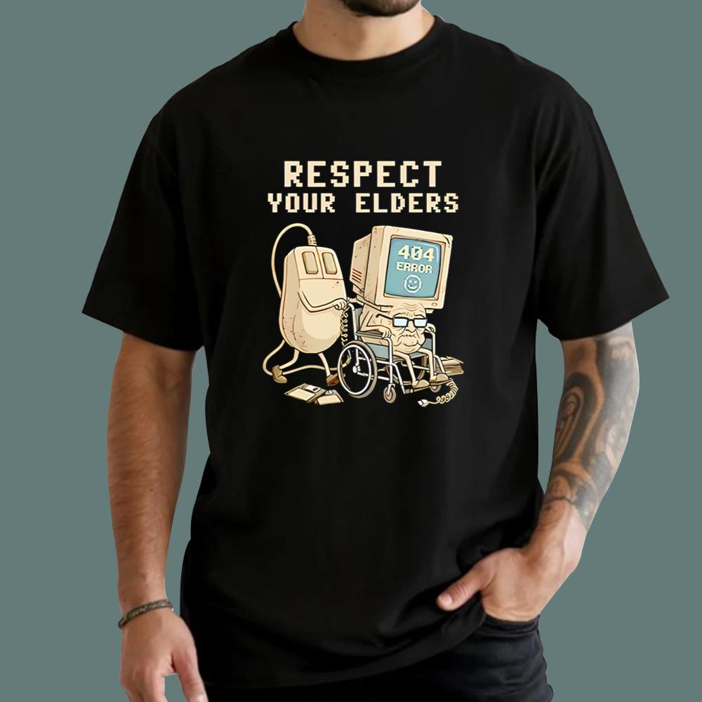 Computer Respect Your Elders T-Shirt