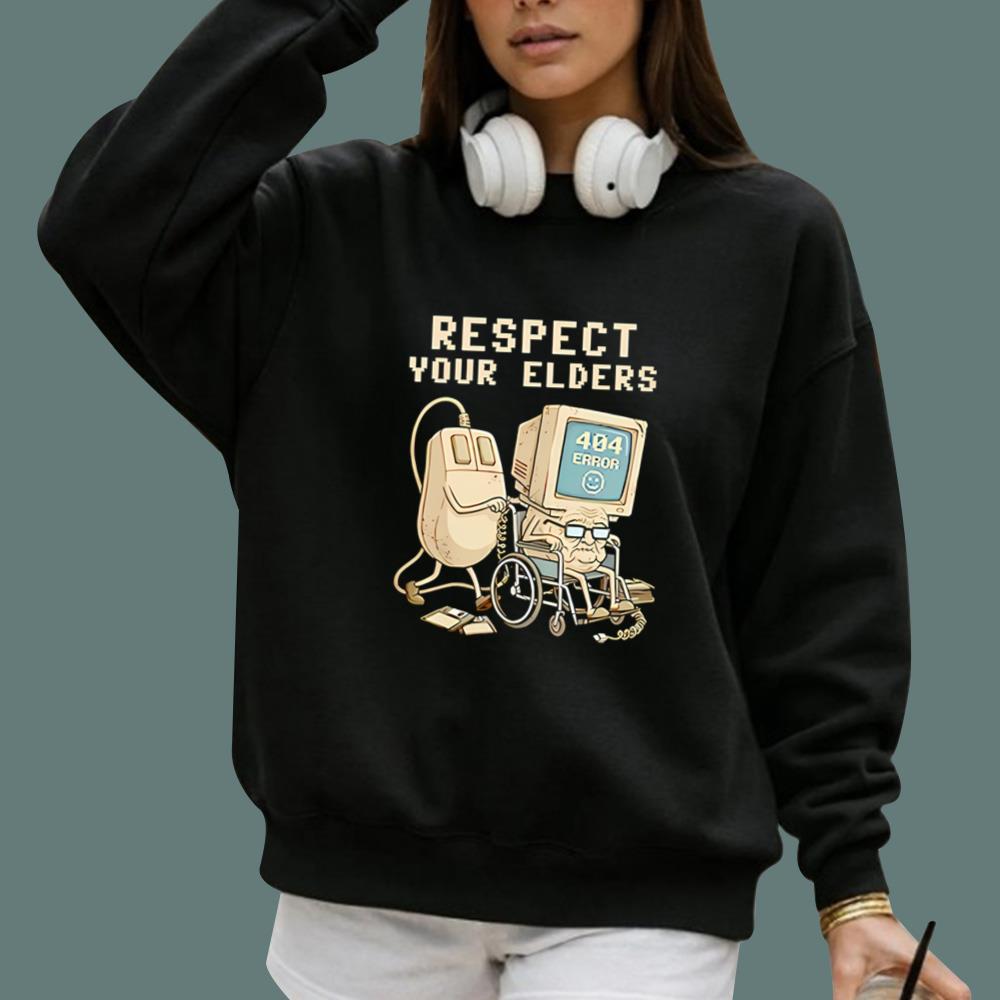 Computer Respect Your Elders T-Shirt