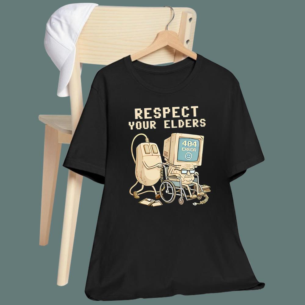 Computer Respect Your Elders T-Shirt