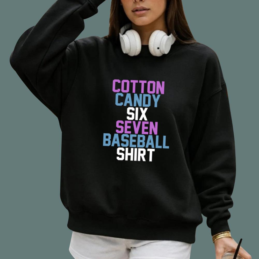 Cotton Candy Six Seven Baseball T-Shirt
