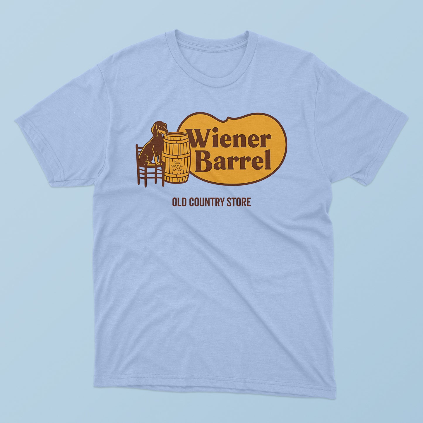 Dachshund Wiener Barrel Old Country Store T-Shirt