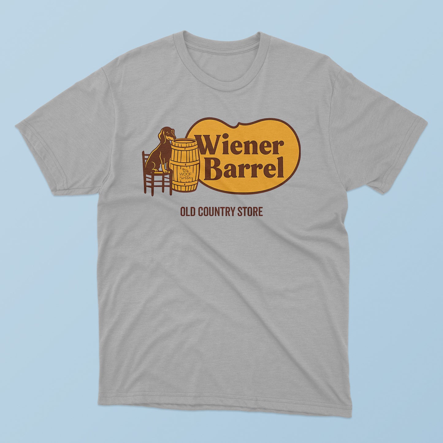 Dachshund Wiener Barrel Old Country Store T-Shirt
