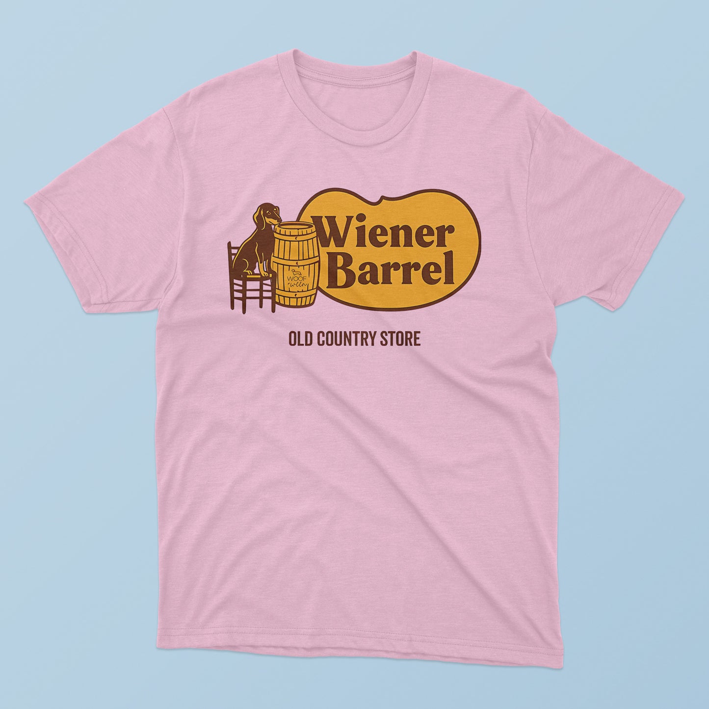 Dachshund Wiener Barrel Old Country Store T-Shirt
