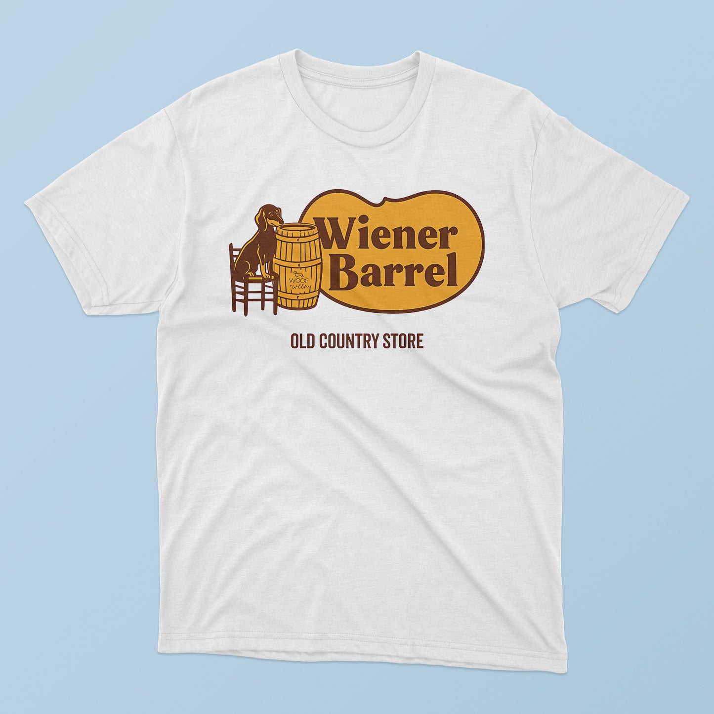 Dachshund Wiener Barrel Old Country Store T-Shirt
