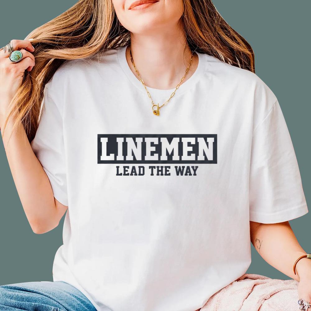 Dak Prescott Linemen Lead The Way T-Shirt