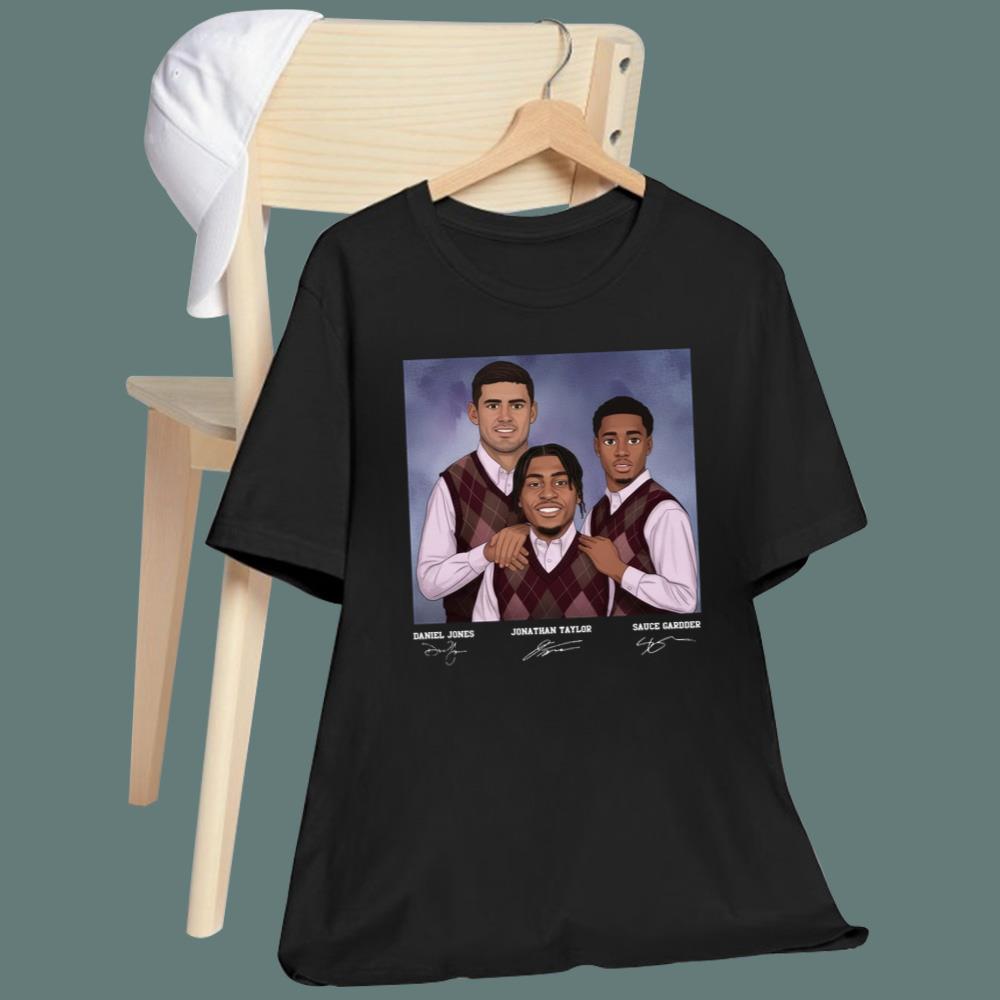 Daniel Jones Jonathan Taylor Sauce Gardner Indianapolis Step Brothers T-Shirt