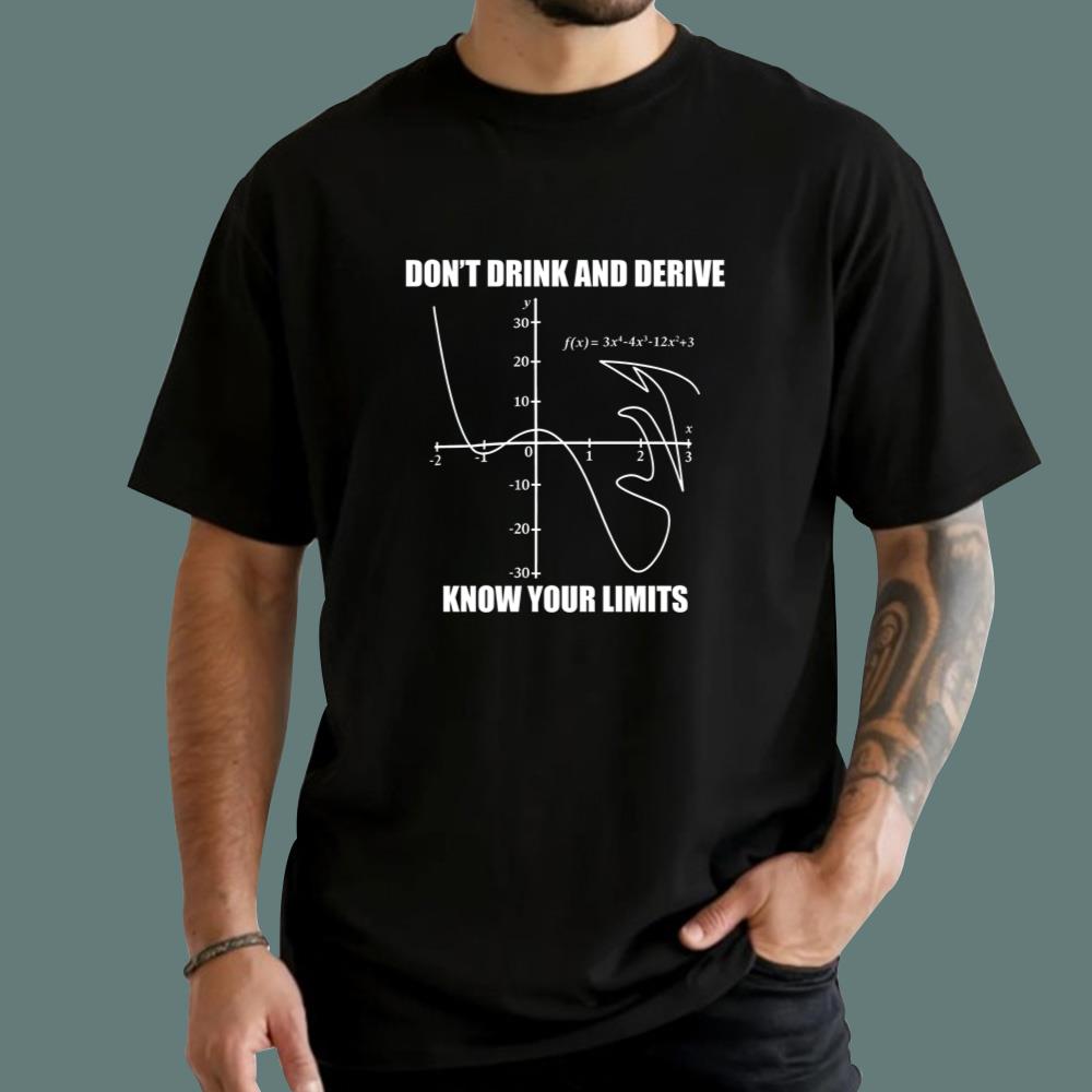 Don’t Drink And Derive Know Your Limits T-Shirt