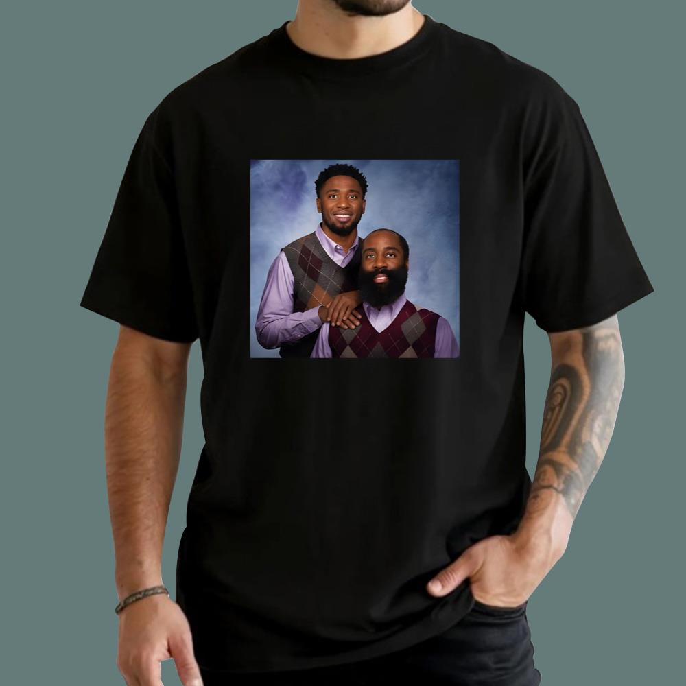 Donovan Mitchell James Harden Step Brothers T-Shirt