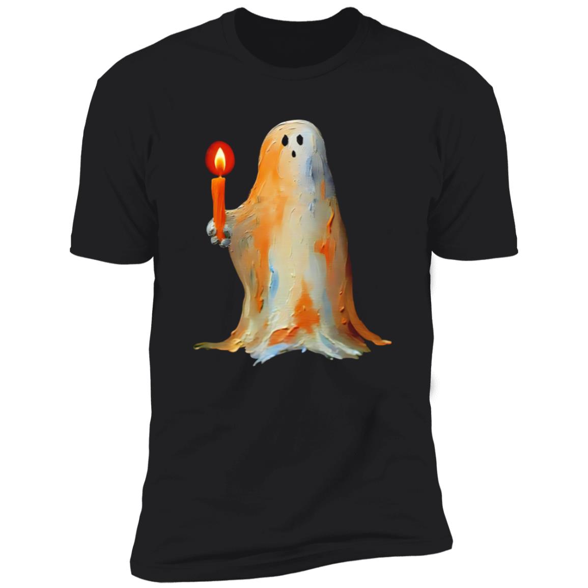 Ghost Holding A Candle Halloween Shirt