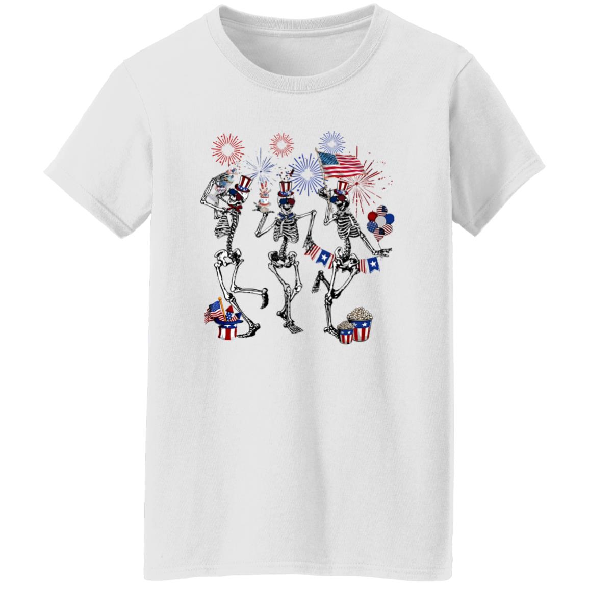 4th of July Dancing Skeleton Shirt