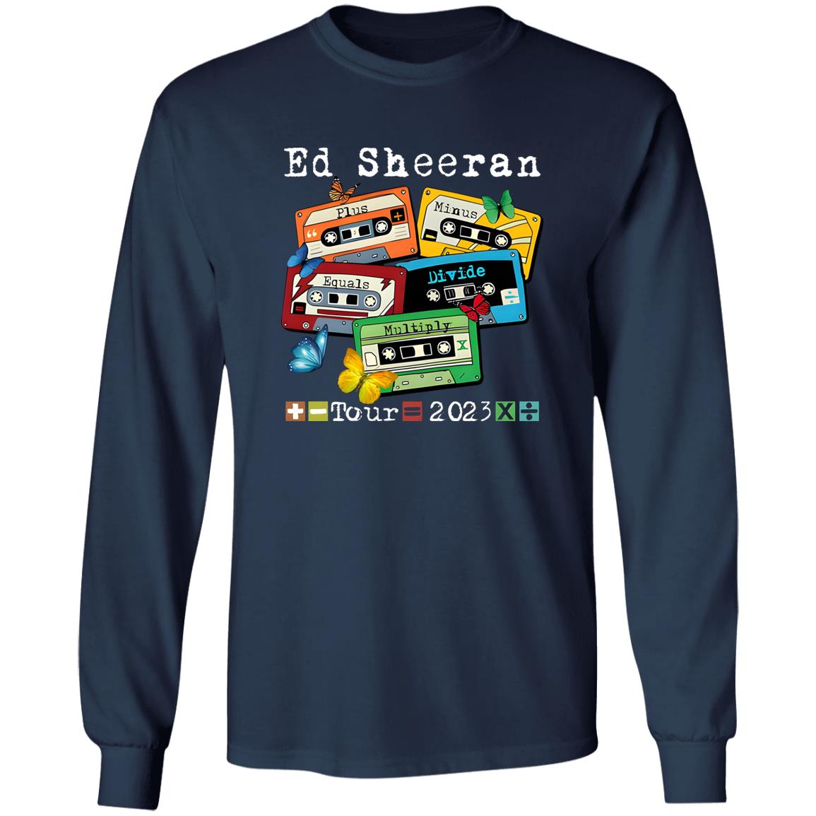 Ed Sheeran Cassettes 2023 World Tour Shirt