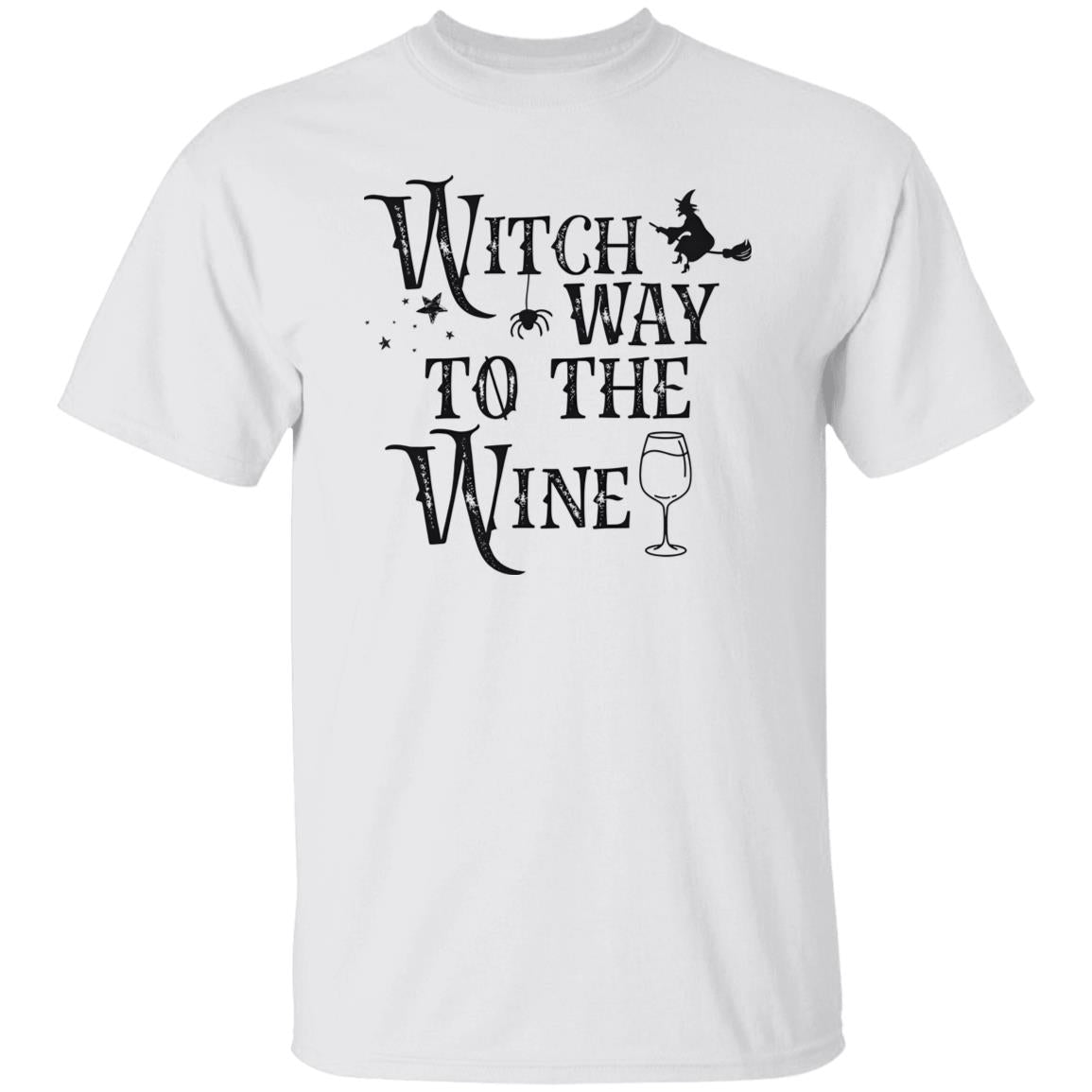 Witch Way To The Wine Shirt - TeeDragons
