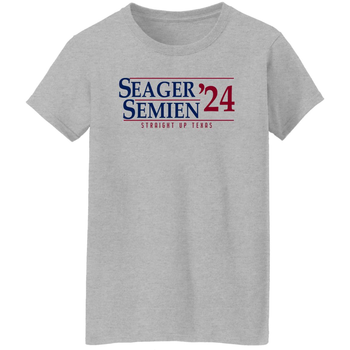Seager Semien 24 Straight Up Texas Shirt