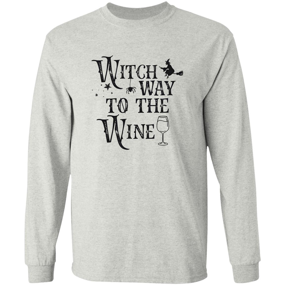 Witch Way To The Wine Shirt - TeeDragons