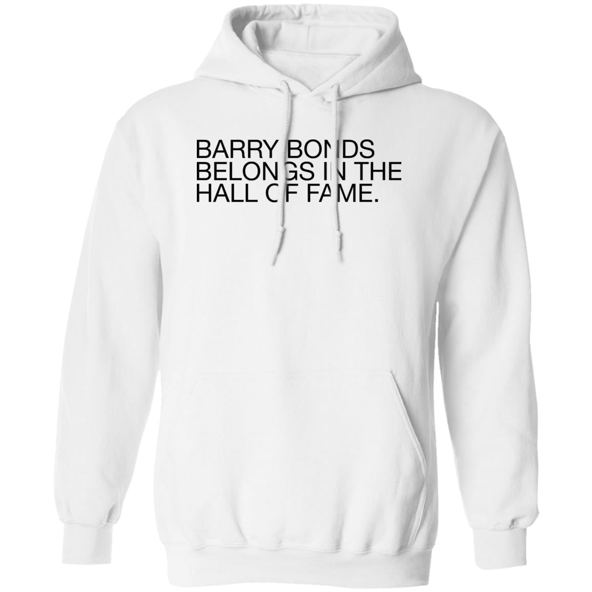 Barry Bonds Belongs In The Hall Of Fame Shirt