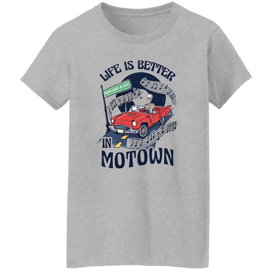Life Is Better Motown Shirt