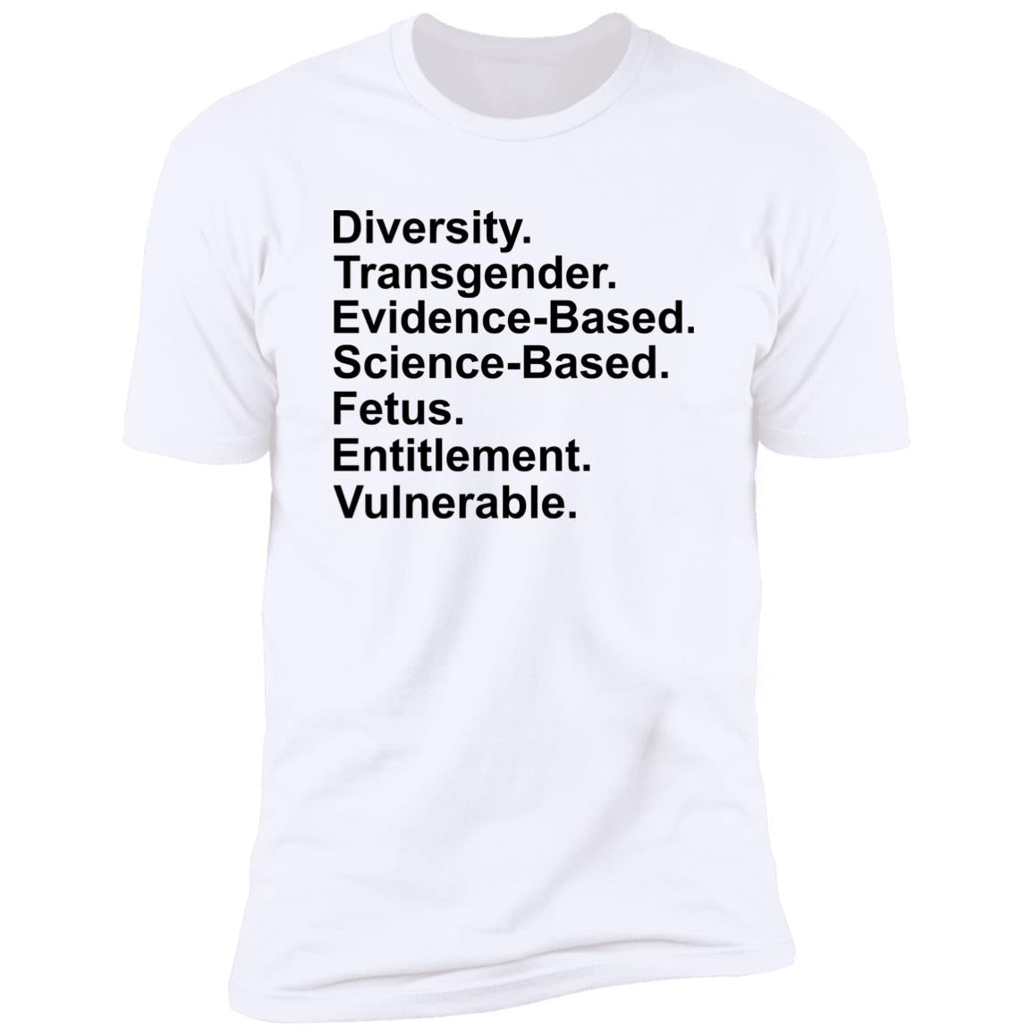 Diversity Transgender Evidence-Based Science-Based Shirt