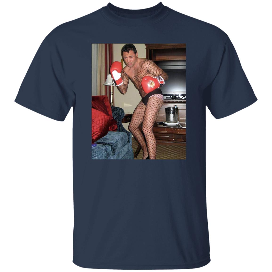 Oscar De La Hoya Fishnet Shirt