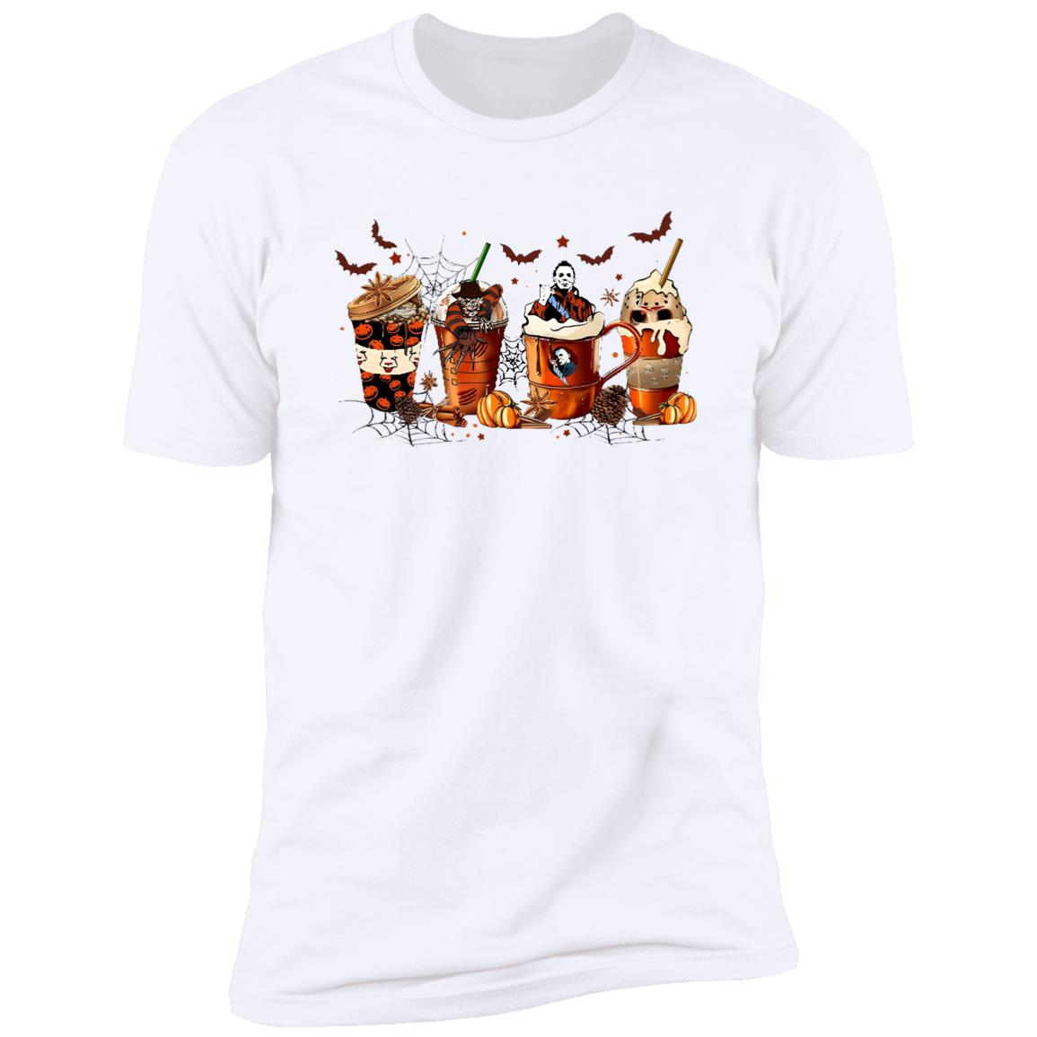 Horror Halloween Coffee Cups Shirt