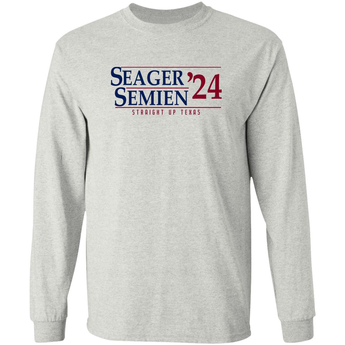 Seager Semien 24 Straight Up Texas Shirt